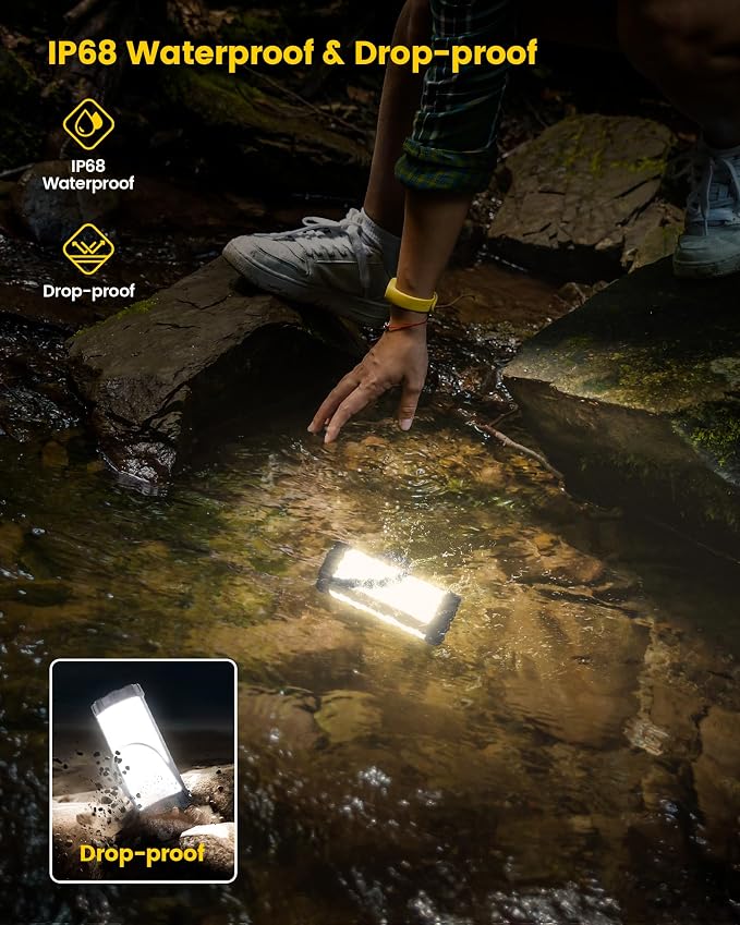 Glocusent 106 LED Camping Lights, 5000mAh Camping Lantern Rechargeable - Image 5