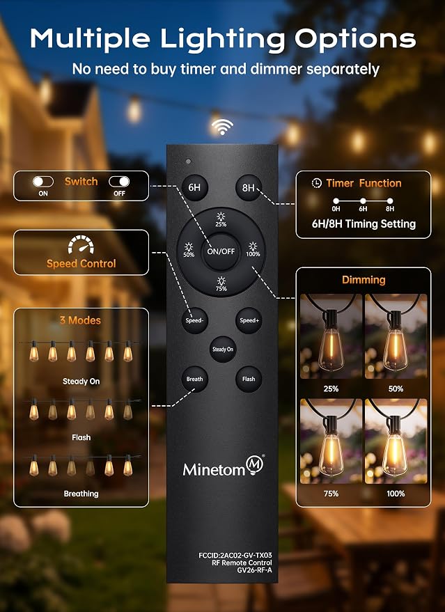 Minetom 100FT Outdoor-String-Lights - Image 5