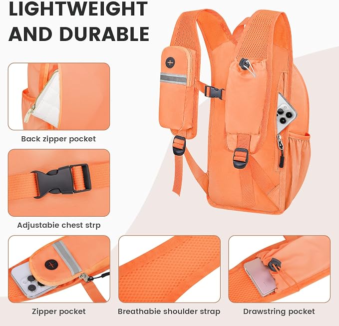 Small Hiking Backpack 15L- Lightweight Packable Foldable Backpack - Image 3