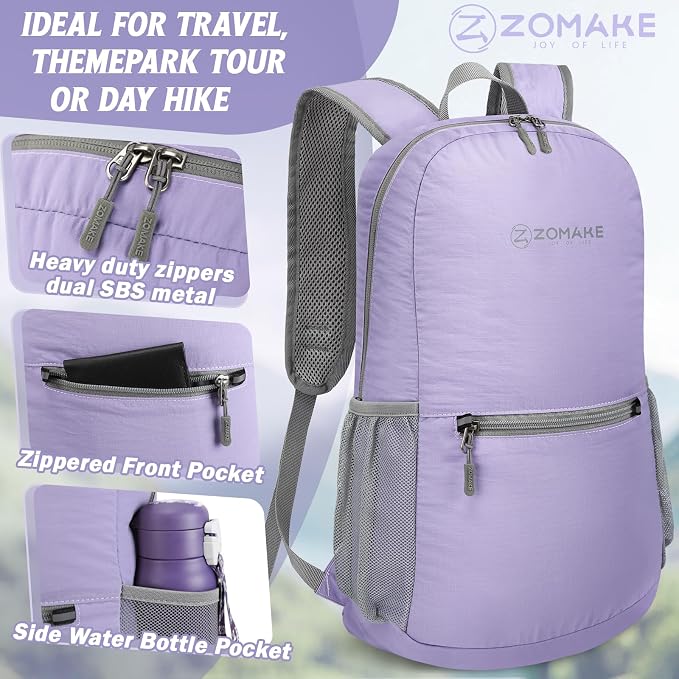 ZOMAKE Ultra Lightweight Hiking Backpack 20L - Image 5