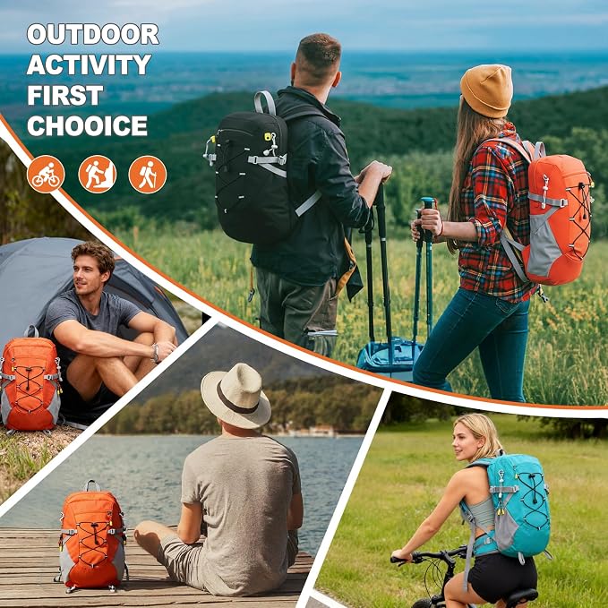 20L Hiking Backpack Lightweight Packable Hiking Daypack, Foldable Small Travel - Image 6
