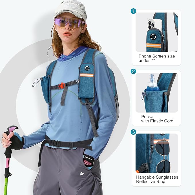 FIORETTO 20L Hiking Backpack for Women Men Mini Packable Backpack Lightweight - Image 2