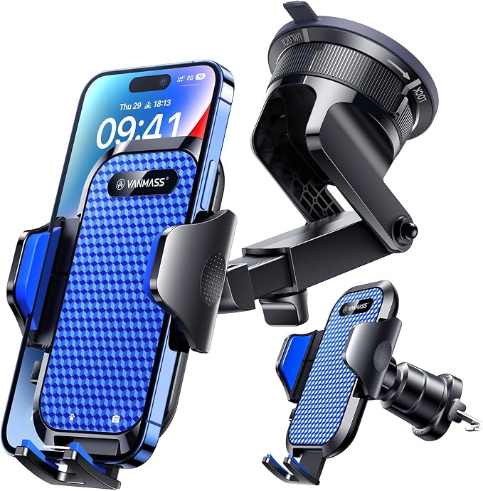 VANMASS Car Phone Holder Cell Phone Mount - Image 9