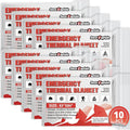 SecuCaptain Survival Emergency Thermal Blankets: Extra Large 84” x63” Space by SecuCaptain