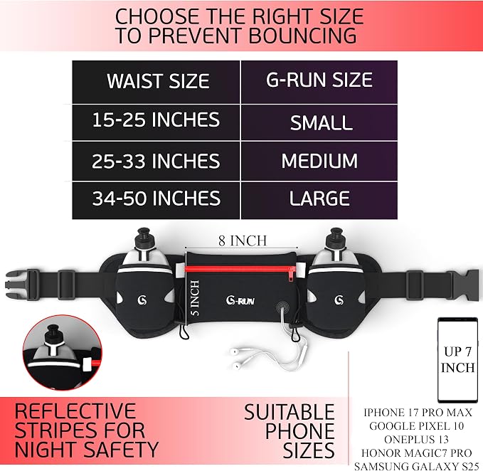 Q-RUN Hydration Running Belt - Image 3