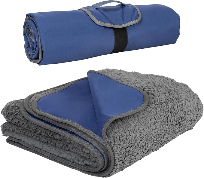 Tirrinia Large Waterproof Outdoor Blanket, Soft Warm Windproof Stadium Blanket by Tirrinia