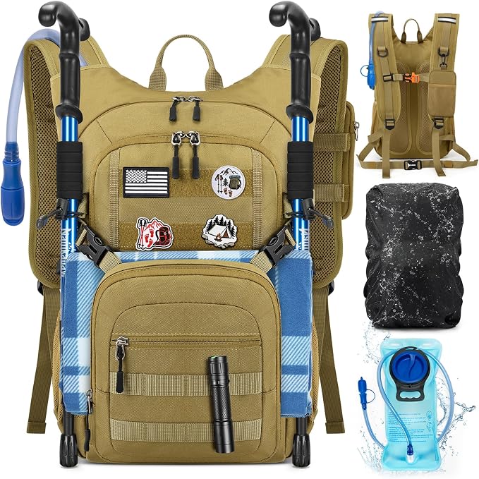 RAINSMORE Tactical Hydration Backpack 18L by RAINSMORE