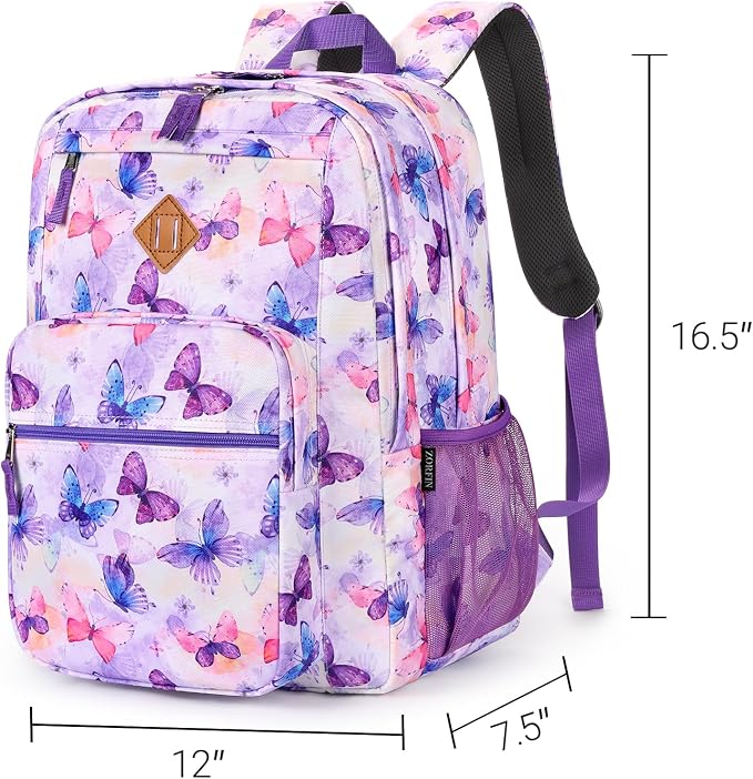 ZORFIN 26L Backpack for College, and Travel: Water Resistant Bookbag - Image 3