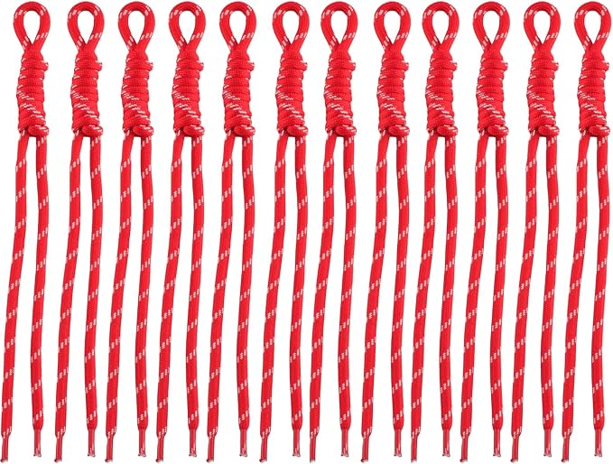 Paracord Keychain Paracord Bag Charm 12pcs Braided Nylon Rope Keychain Cord by Cmidy