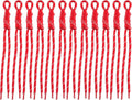 Paracord Keychain Paracord Bag Charm 12pcs Braided Nylon Rope Keychain Cord by Cmidy