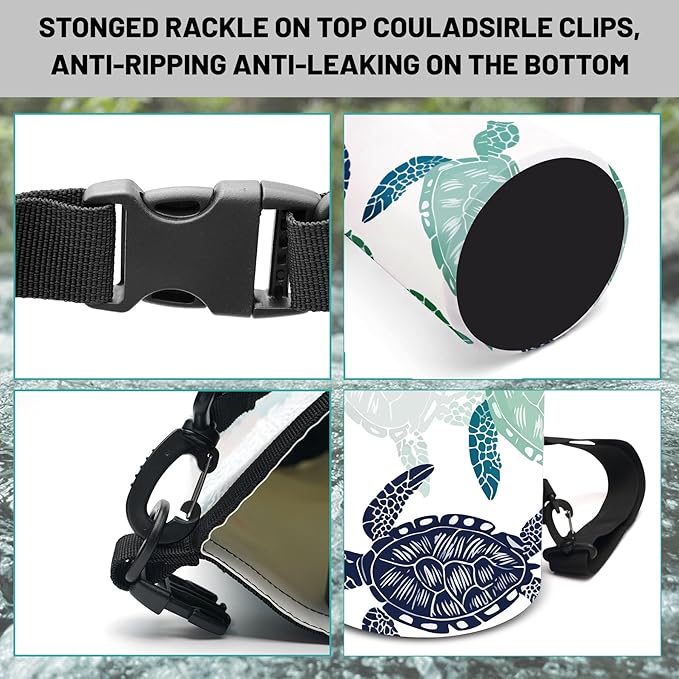 Waterproof Dry Bag, Roll Top Sea Turtle Waterproof Backpack 5L/10L/20L Floating - Image 3