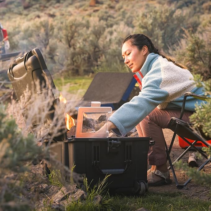 NANUK Trail 80 – 79L Waterproof Storage Box – Wheeled & Modular Cargo Case - Image 7