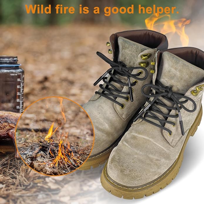 UamGlsob Paracord Survival Shoelaces - Image 7