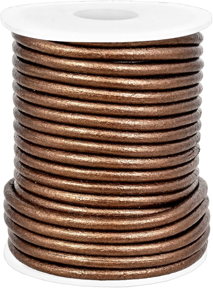 GENIQUE Real/Genuine Round Leather String Cord - Image 2