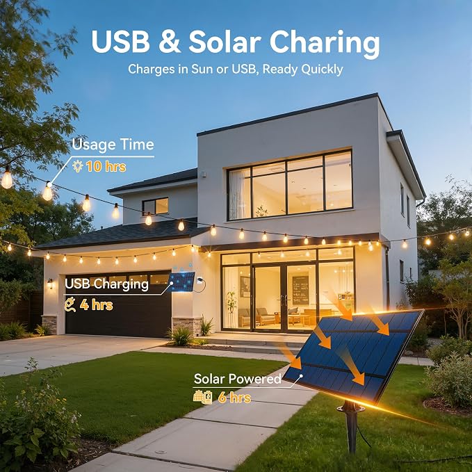 Ollny S11 100FT Solar String Lights Outdoor - Image 7