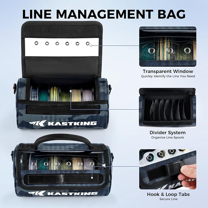 KastKing BaitSpace Line Management Bag, Fishing Line Storage Bag - Image 2