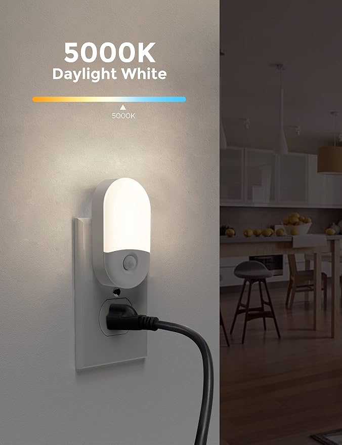 L LOHAS LED Motion Sensor Night Light, Motion Activated Night Light, Daylight - Image 2