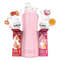 Cirkul 32oz. Blush Pink Stainless Steel Water Bottle Starter Kit by Cirkul