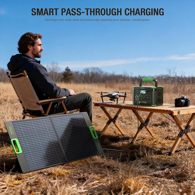 Portable Power Station 500W, 519Wh Solar Generator - Image 7