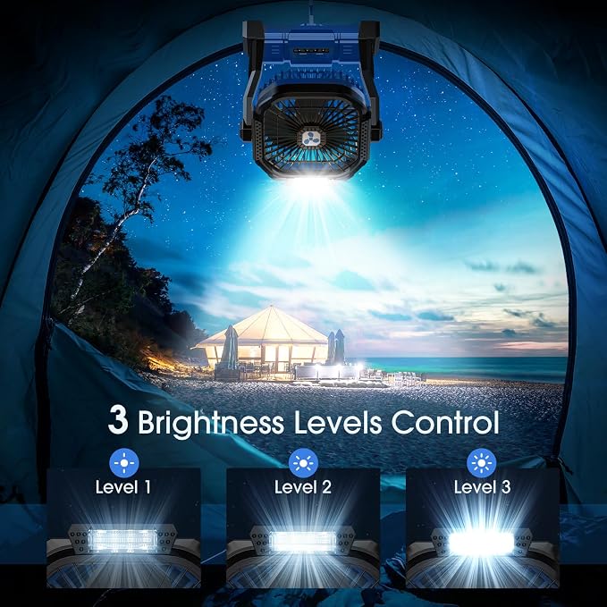 Portable Fan Rechargeable, Cordless Battery Powered Fan - Image 4
