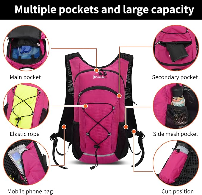 DOJUNS Hiking Backpack Lightweight Travel Backpack 20L Waterproof Hiking - Image 3