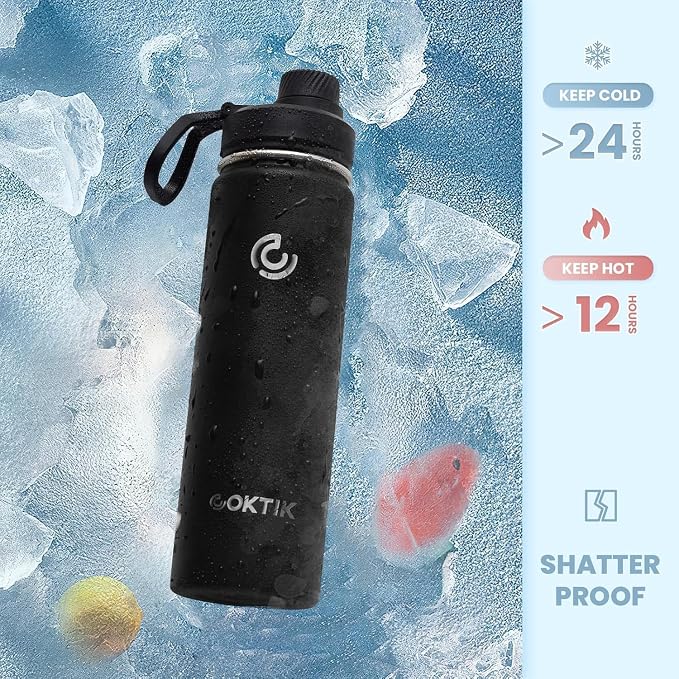 40 Pack 22 oz Sports Water Bottle - Image 5