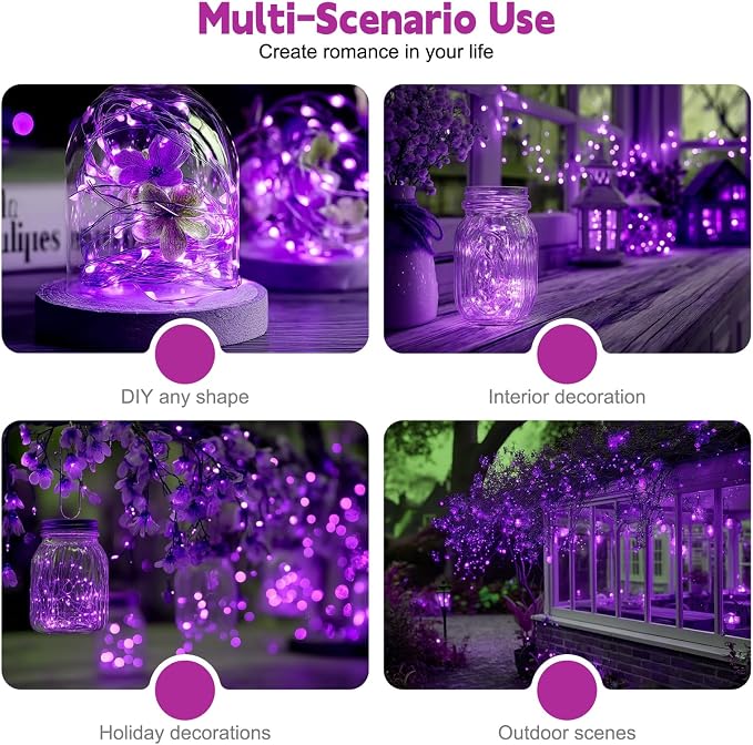 ZSJWL 6 Pack Rechargeable Fairy Lights - Image 8