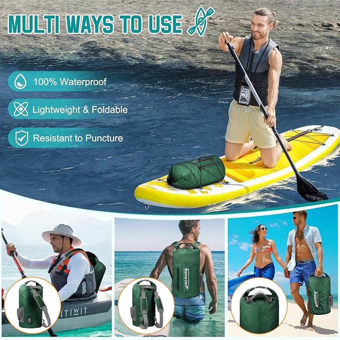 BKNOOU Dry Bag Waterproof Backpack - Image 5