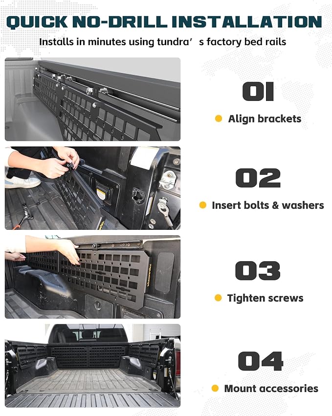 Trumgeta Heavy-Duty Side Bed MOLLE Panel Fit - Image 8