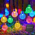 Brightown Solar String Lights Outdoor 60 Led 35.6 Feet Crystal Globe Lights by Brightown