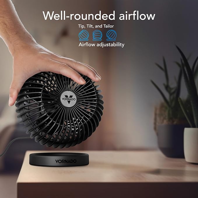 Vornado SPHERE Personal Adjustable Fan, Quiet Operation, Targeted Cooling - Image 3