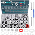 KEZE 660 PCS 18 Size Clear Silicone O Rings Assortment Kit and 14 Size Silicone by KEZE