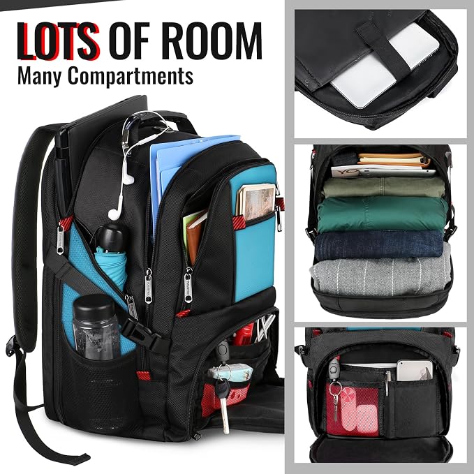 YOREPEK Large Backpack for Men, Extra Large Laptop Backpacks for Men Women - Image 2