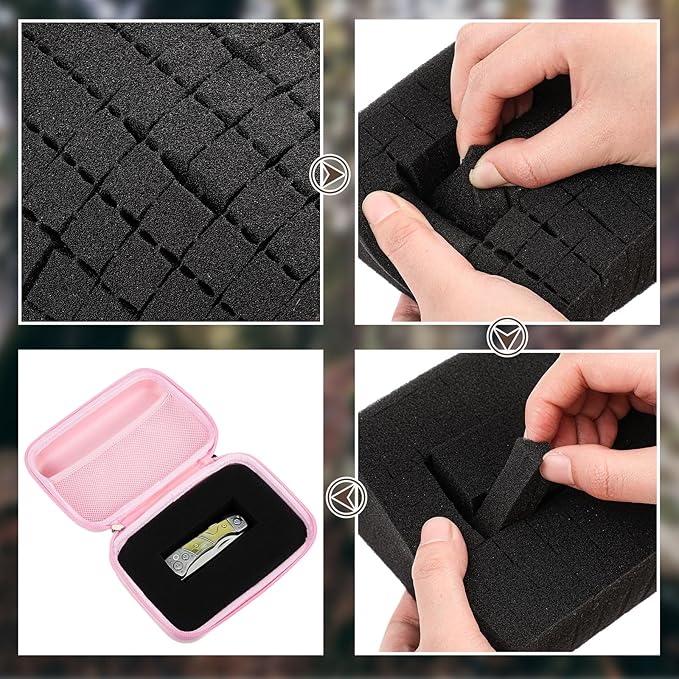 Relaxweex EVA Hard Case with Customizable Foam 7.1 x 4.7 x 3.1 Inch Protective - Image 4
