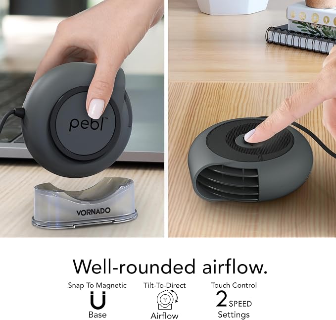 Vornado PEBL Portable USB Desk Fan - Image 3