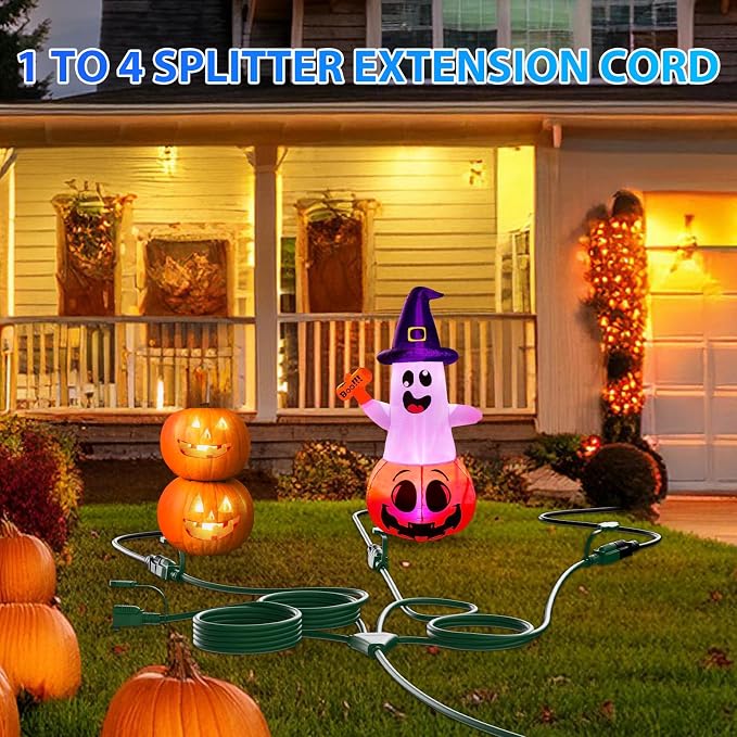 K KASONIC - 31FT Christmas Lights Outdoor Extension Cord - Image 2