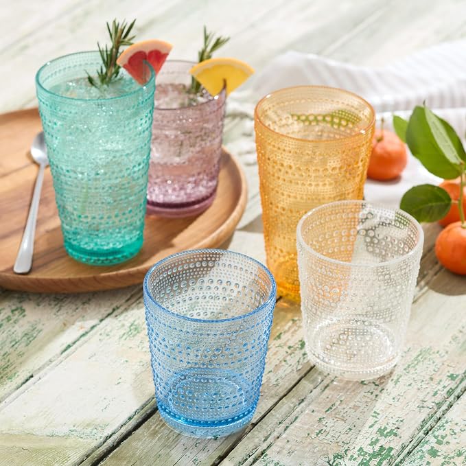 Santa Fe Clear Set of 6 Premium Acrylic DOF Glasses 16 oz – Unbreakable - Image 6