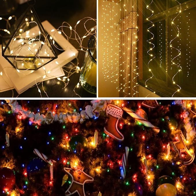 4-Pack 50 LED Fairy Lights Battery Operated - Image 3