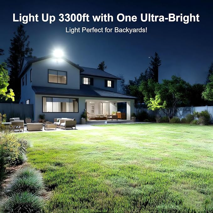 100W LED Flood Light Outdoor, 14000LM Arena Lights 6500K Daylight White Stadium - Image 2