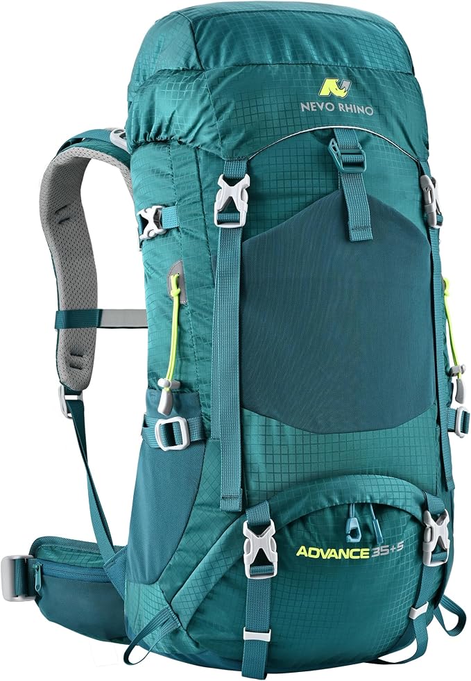 N NEVO RHINO 40L Internal Frame Hiking Backpack by NNEVORHINO