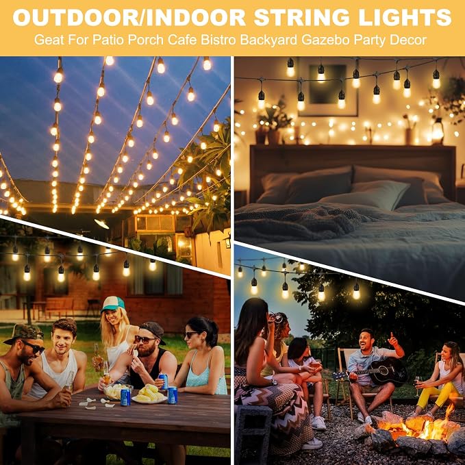 100FT Outdoor String Lights - Image 7