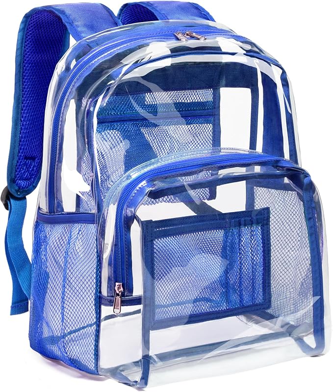 Vorspack Clear Backpack Heavy Duty PVC Transparent Backpack by Vorspack