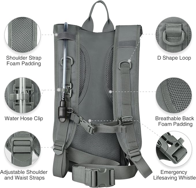 NOOLA 3L Hydration Backpack, Water Backpack - Image 3