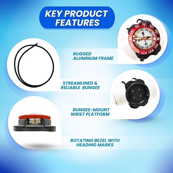 Scuba Choice Diving Compass – Easy-to-Read Underwater Navigation Tool - Image 6