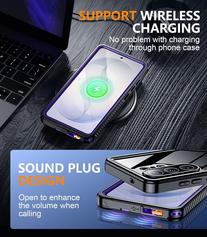 Temdan Designed for Samsung Galaxy S26 Ultra Case Waterproof, Built-in Lens & - Image 6