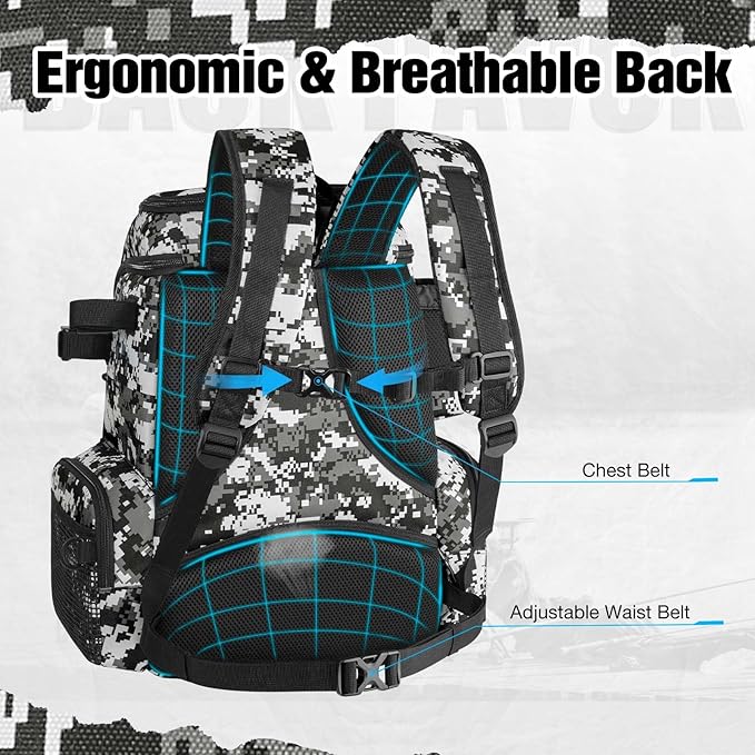 Piscifun Fishing Tackle Backpack - Image 5