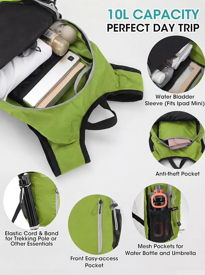 Foldable Small Hiking Backpack - Image 4
