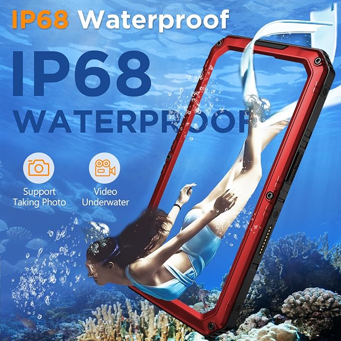 Mitywah Waterproof Case for iPhone 16 Plus, Shockproof Heavy Duty Case - Image 5