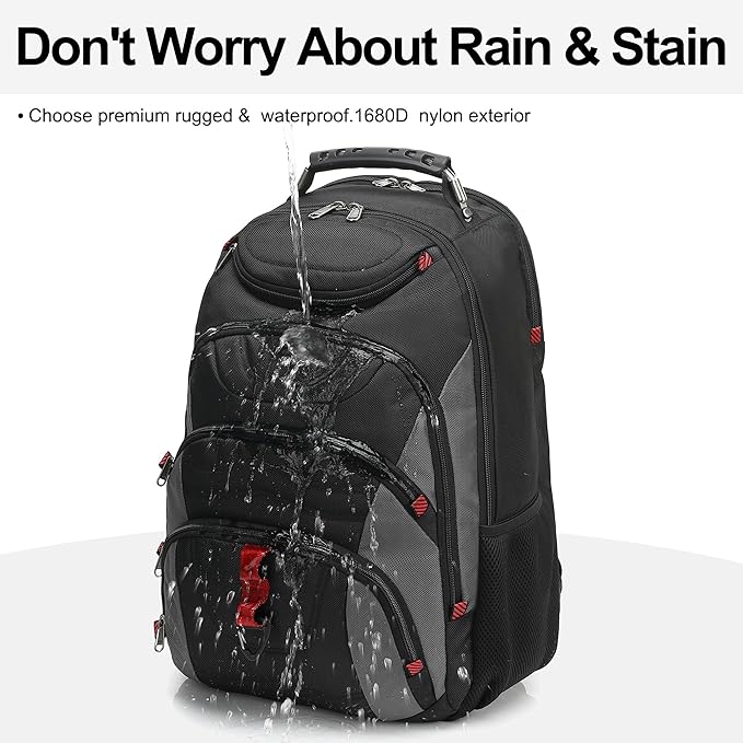 Boavan Laptop Backpack for men, 17.3 inch Laptop Bag - Image 6
