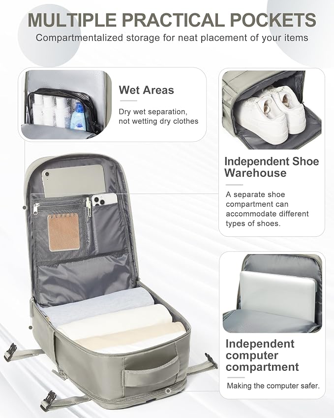 coowoz Travel Backpack Carry On - Image 4